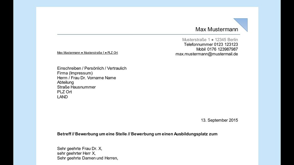 Pdf: Add sender address to recipient block in "Plain" design - Self