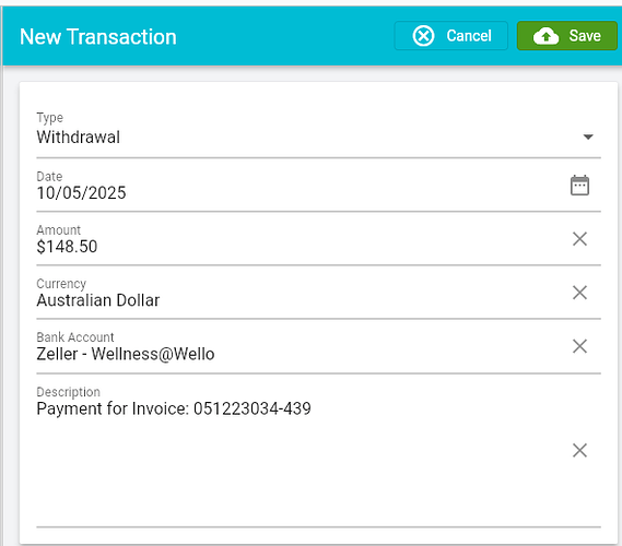 New Transaction Screenshot 2025-05-10 115043