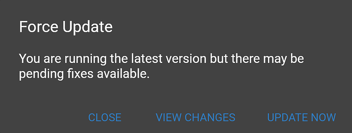 force update
