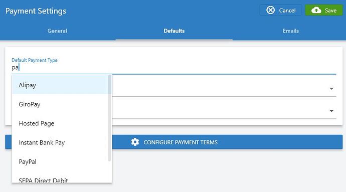 20250624 Payfast cannot be added